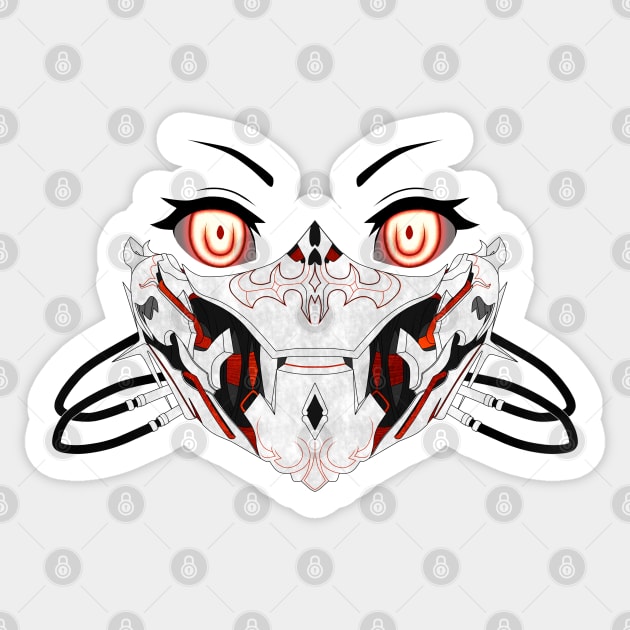 Code Vein - Stinger Mask Sticker by Anrui